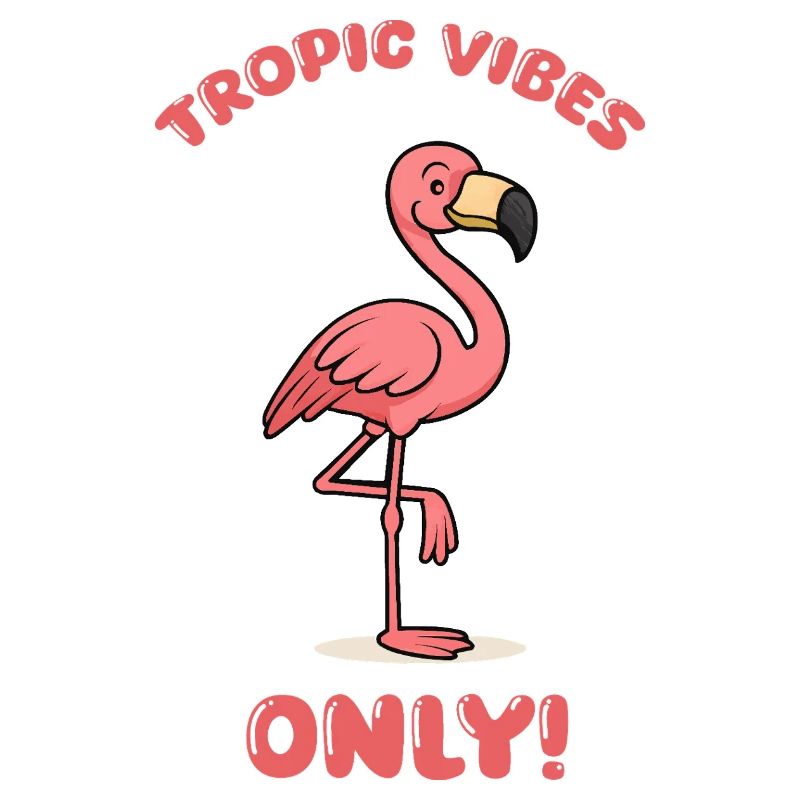 flamingo comic tropic