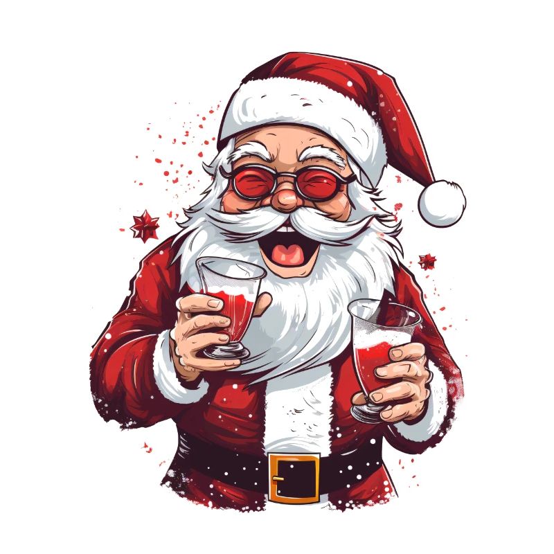 Fröhlicher Weihnachtsmann