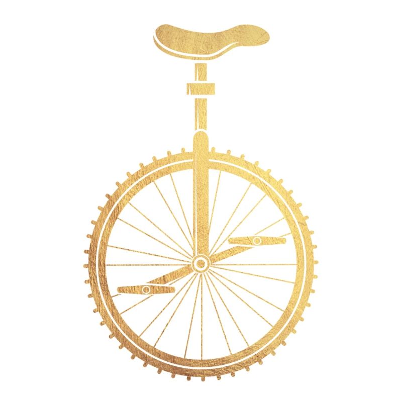 Gold Einrad