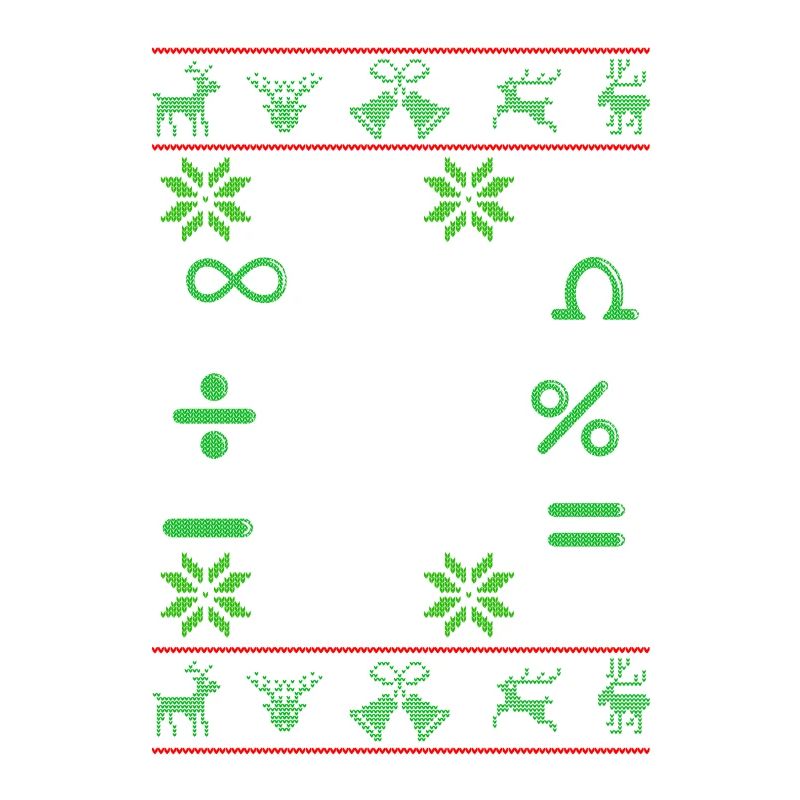 Mathematiker Pi Ugly Christmas Geschenk