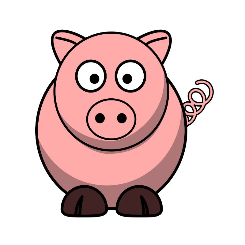Schwein Cartoon