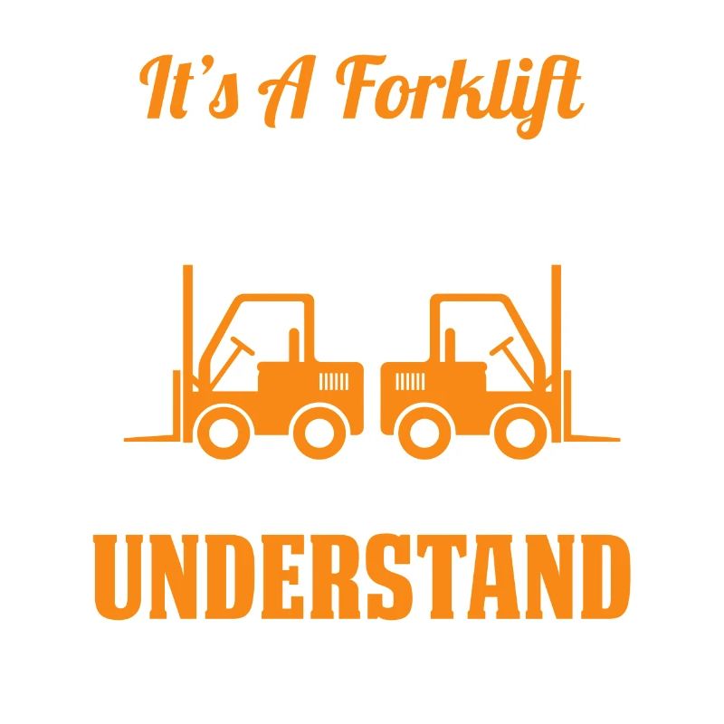 Forklift driver operator funny design