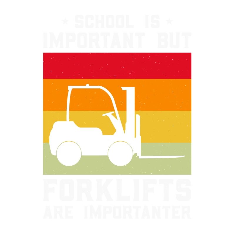 Forklift driver operator funny design