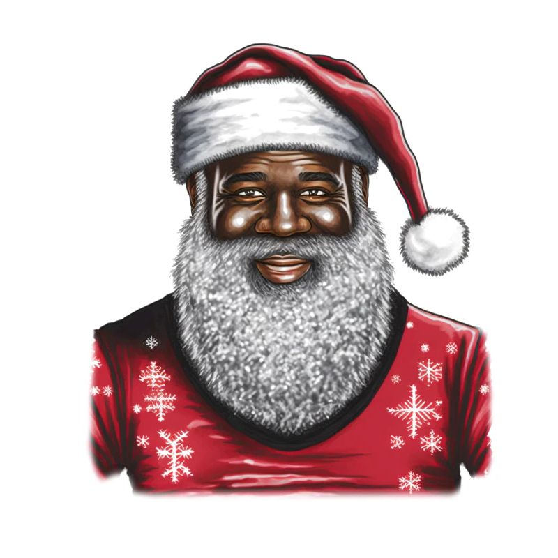 Weihnachtsmann Schwarzer Weihnachtsmann