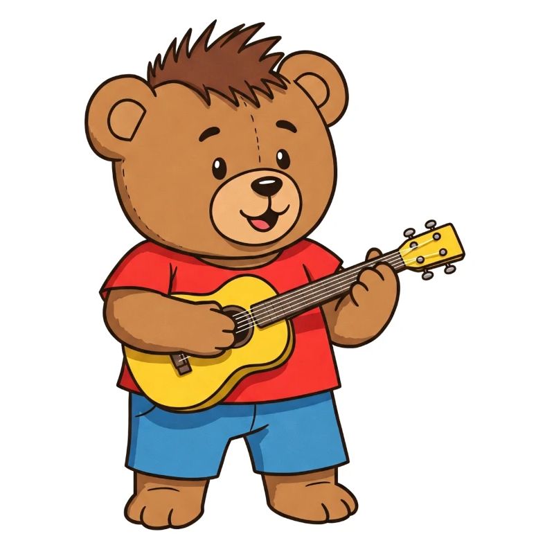 Teddybär Musiker