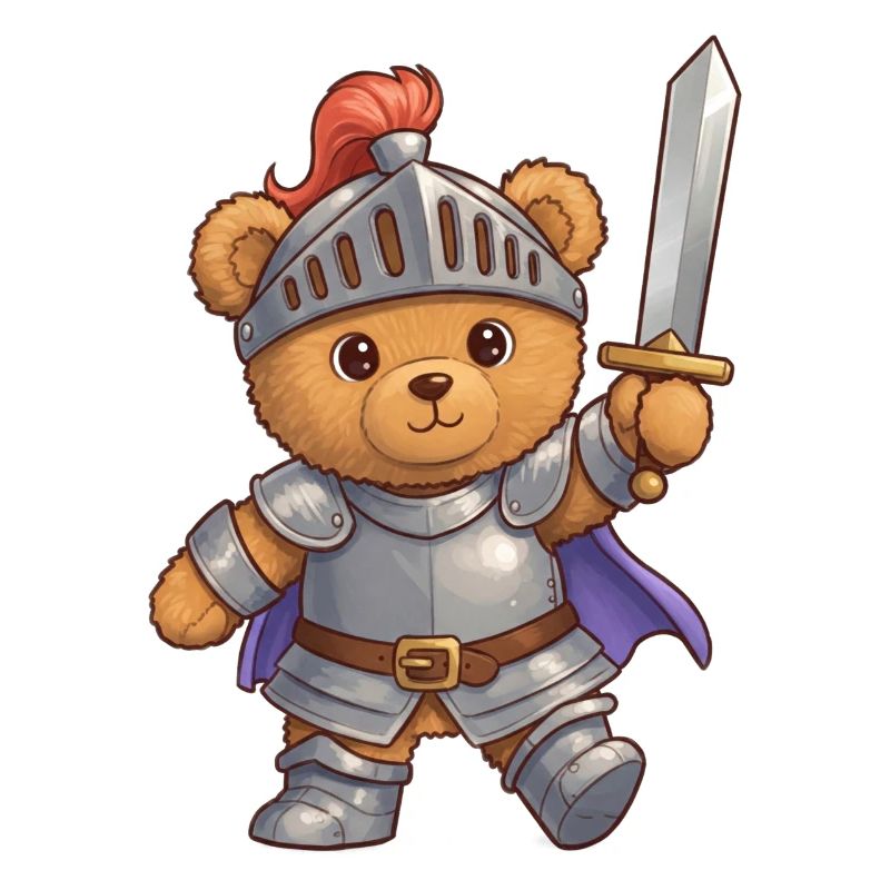 Teddybär Ritter