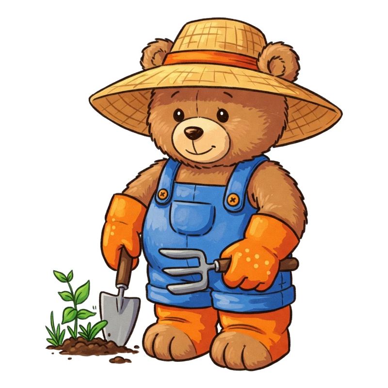 Teddybär Gärtner