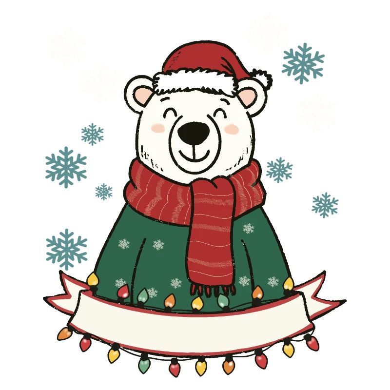 Polar Bär Weihnachtszauber