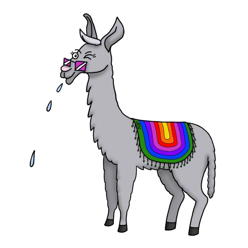 Spuckendes Lama