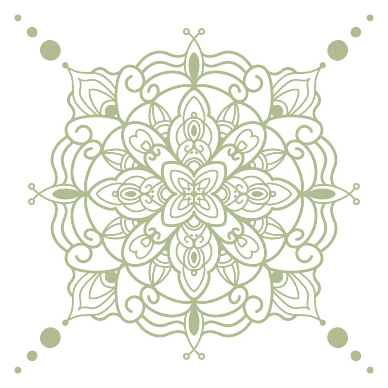 Mandala style - grün