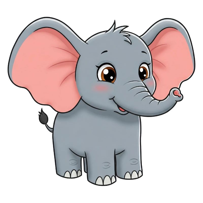 Tier Cartoon Elefant