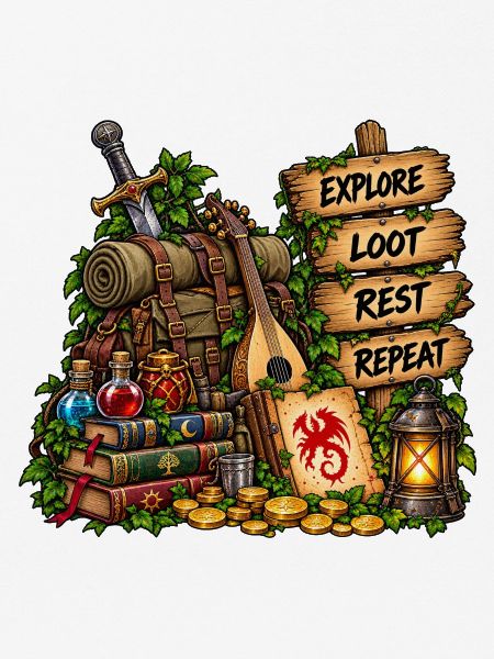 Abenteuer Loot Rast Wiederholen