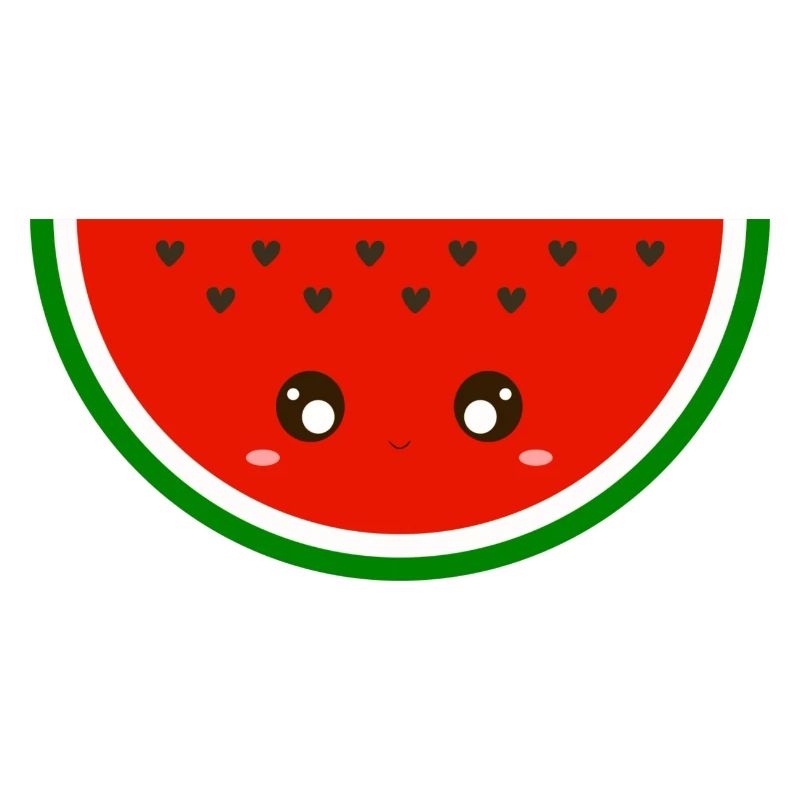 Kawaii Wassermelone