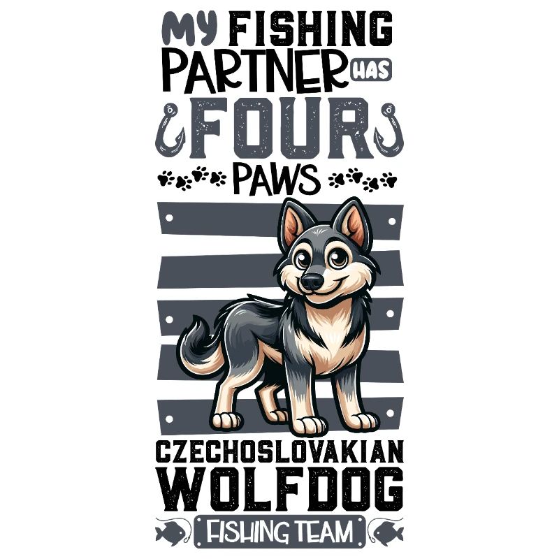 Angeln und Tschechoslowakischer Wolfhund