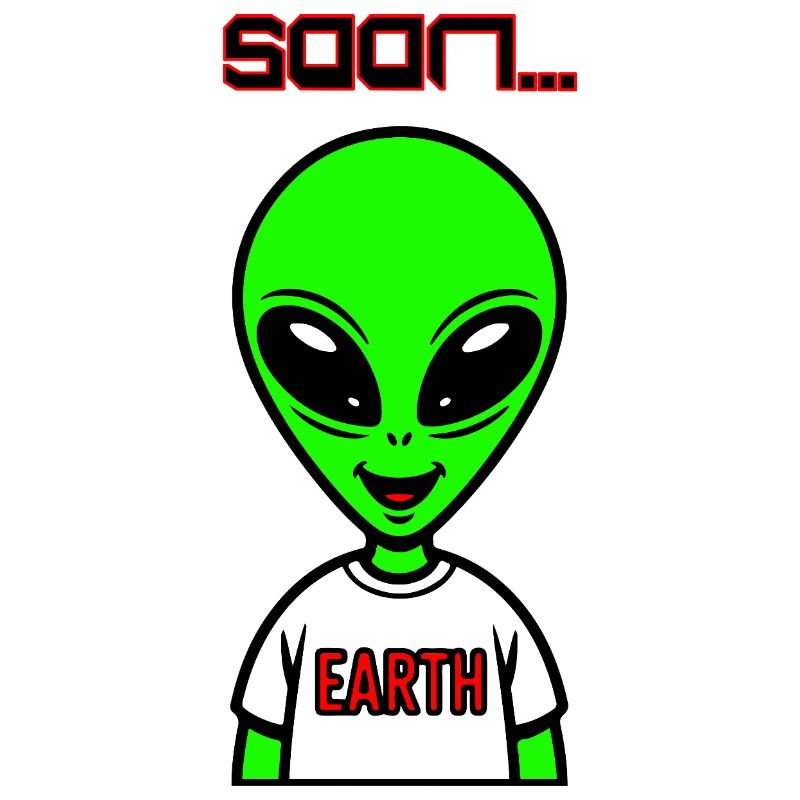 Grünes Alien 