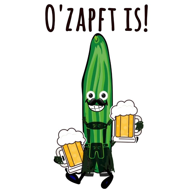 Gurke,Partygurke,Bier, o'zapft is