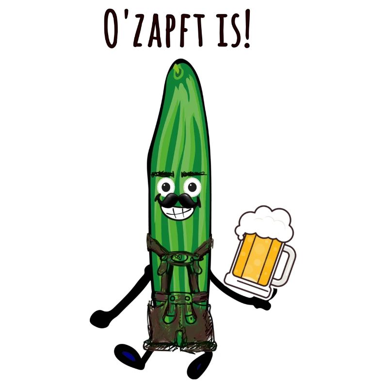 Gurke,Partygurke,Bier, o'zapft is