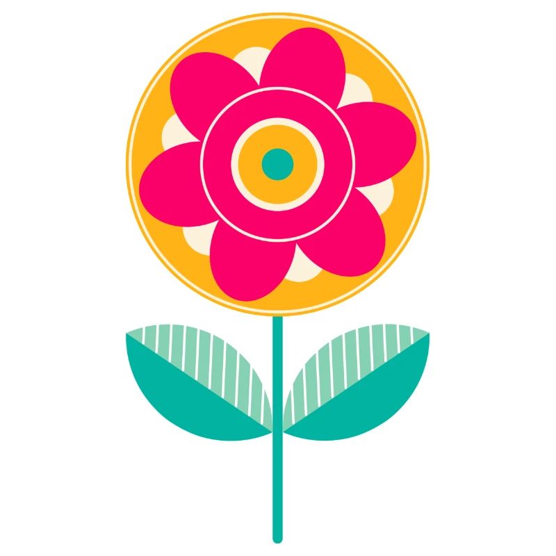 Süße bunte Blume