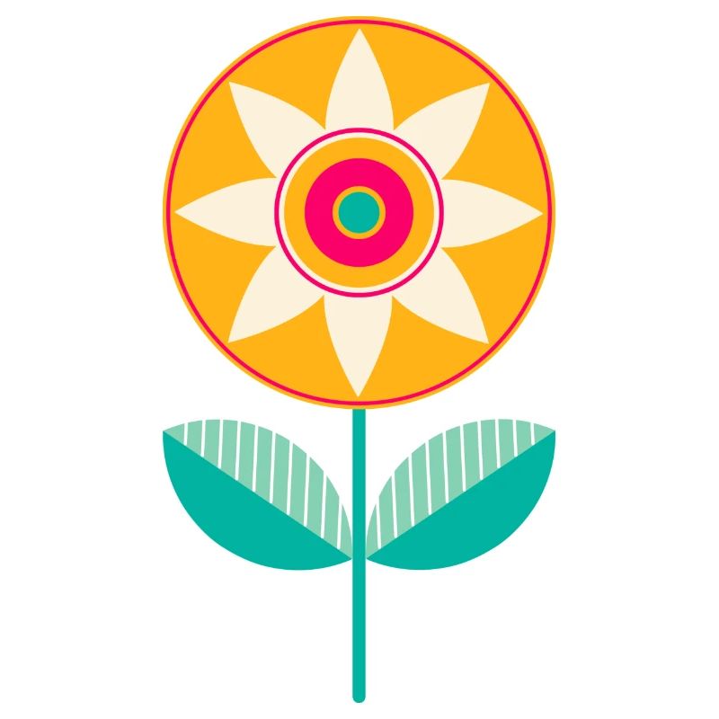 Süße bunte Blume