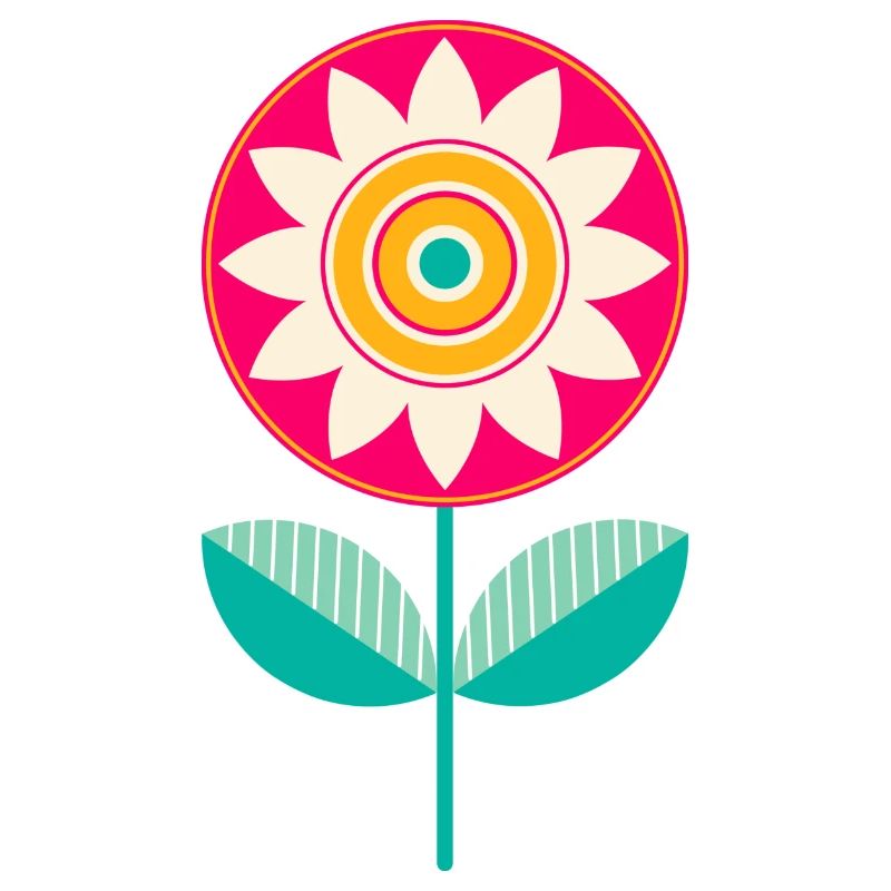 Süße bunte Blume