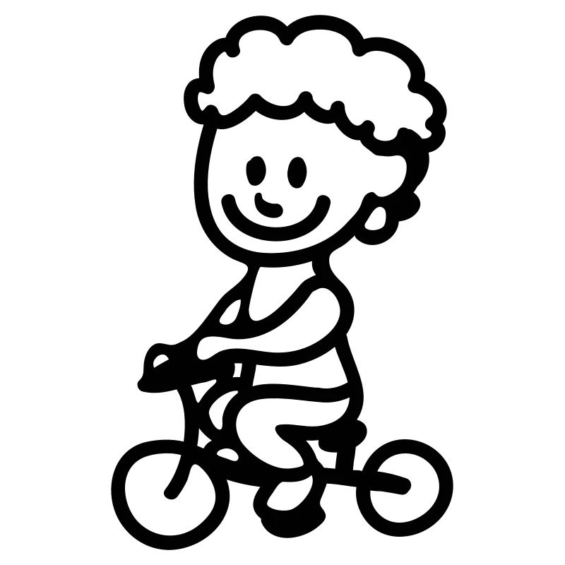 Kind Fahrrad - line