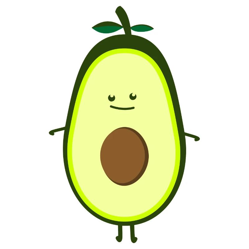 Niedliche Avocado