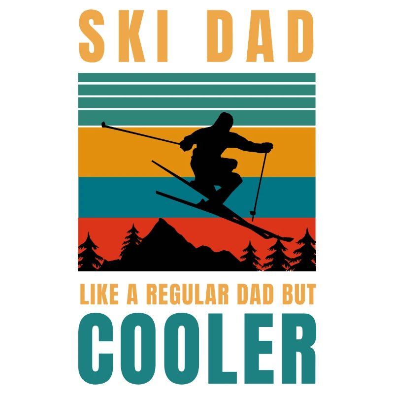 Ski papa comme papa normal mais plus cool
