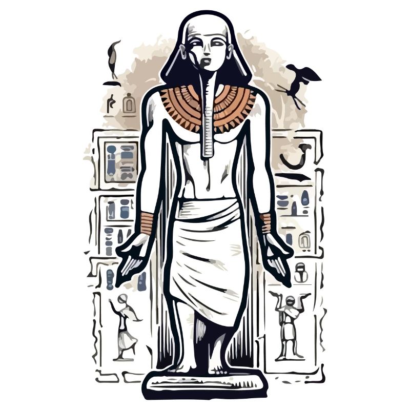 Hieroglyphen-Gottheit