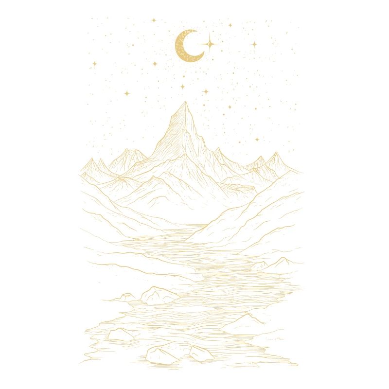 Goldener Mondfluss
