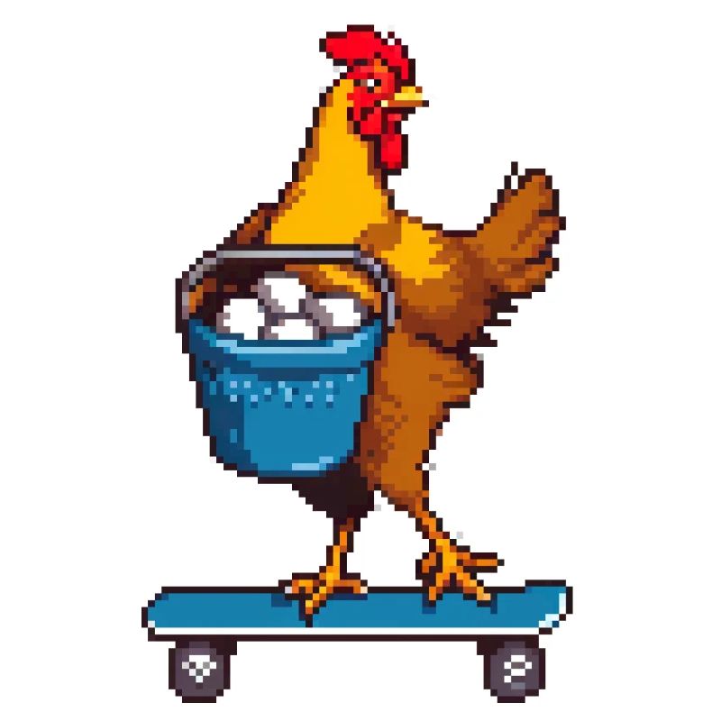 Skateboard-Gegacker