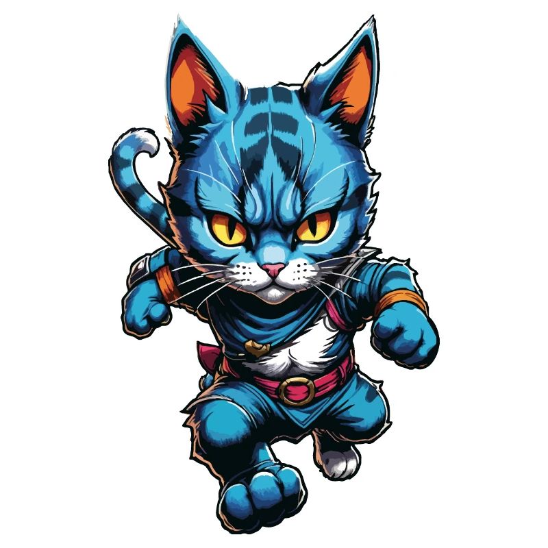 Cartoon cat