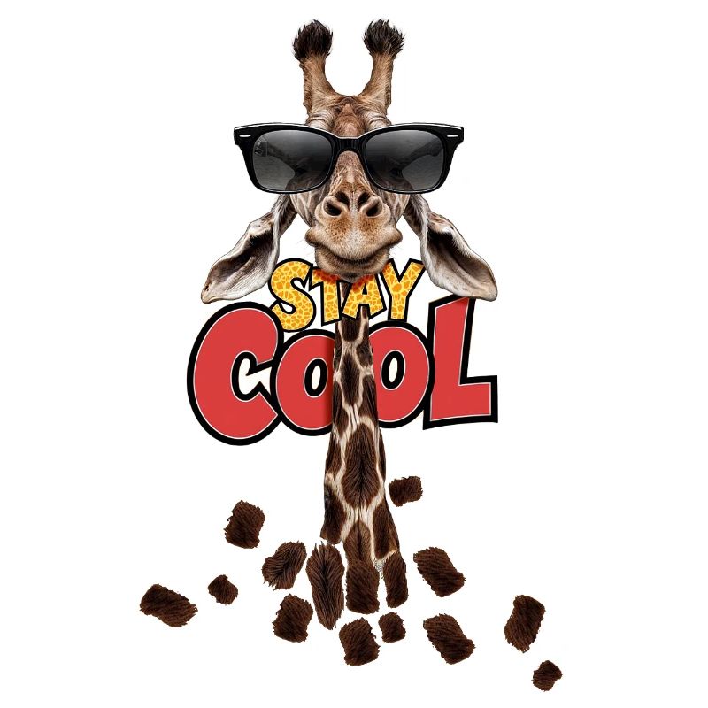 Bleib cool Giraffe