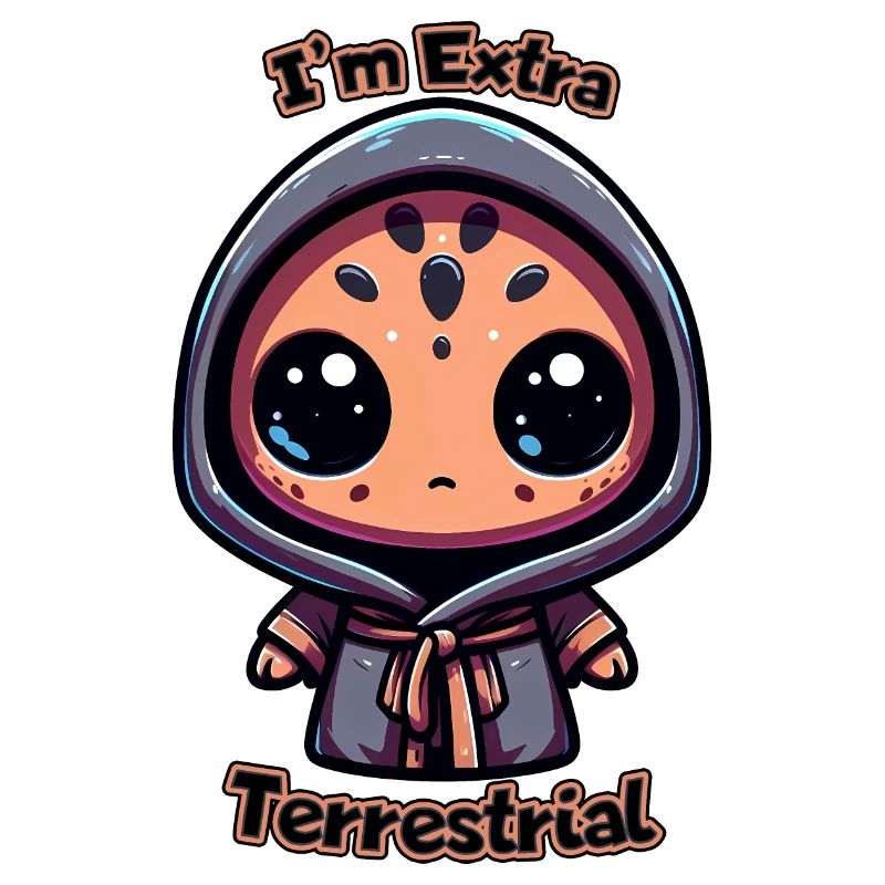 Extra Terrestrial Design - Unique Alien Artwork