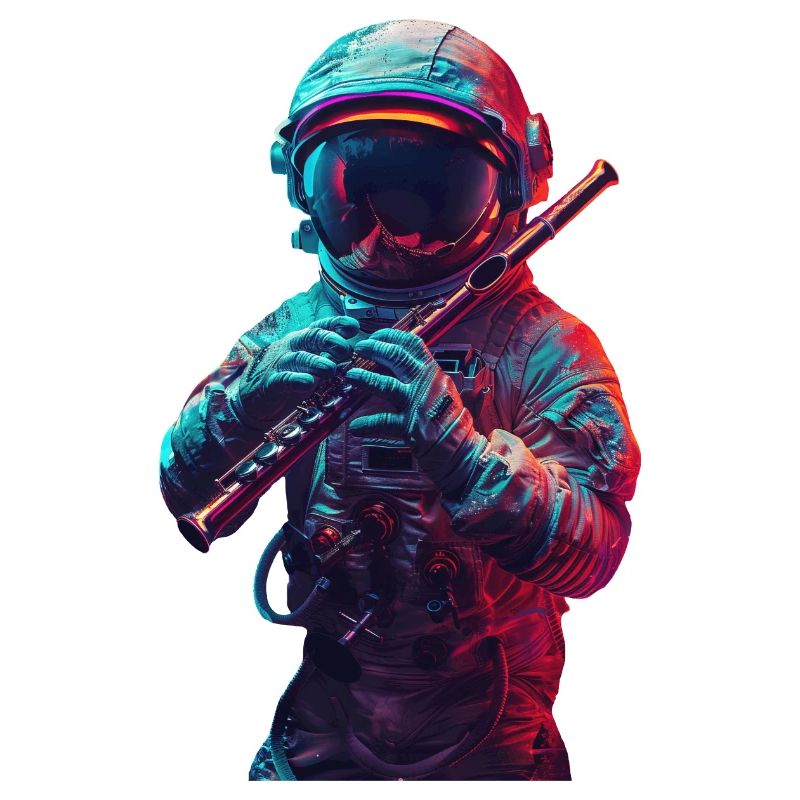 Astronaut Querflöte