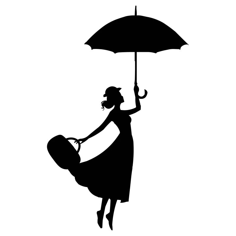 frau regenschirm