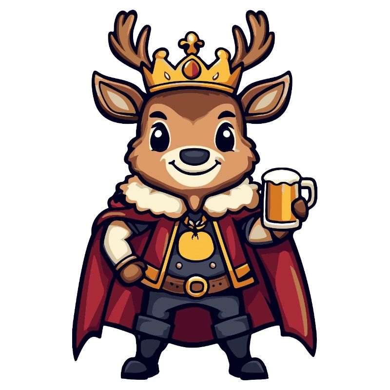 Hirsch Bier Lustig