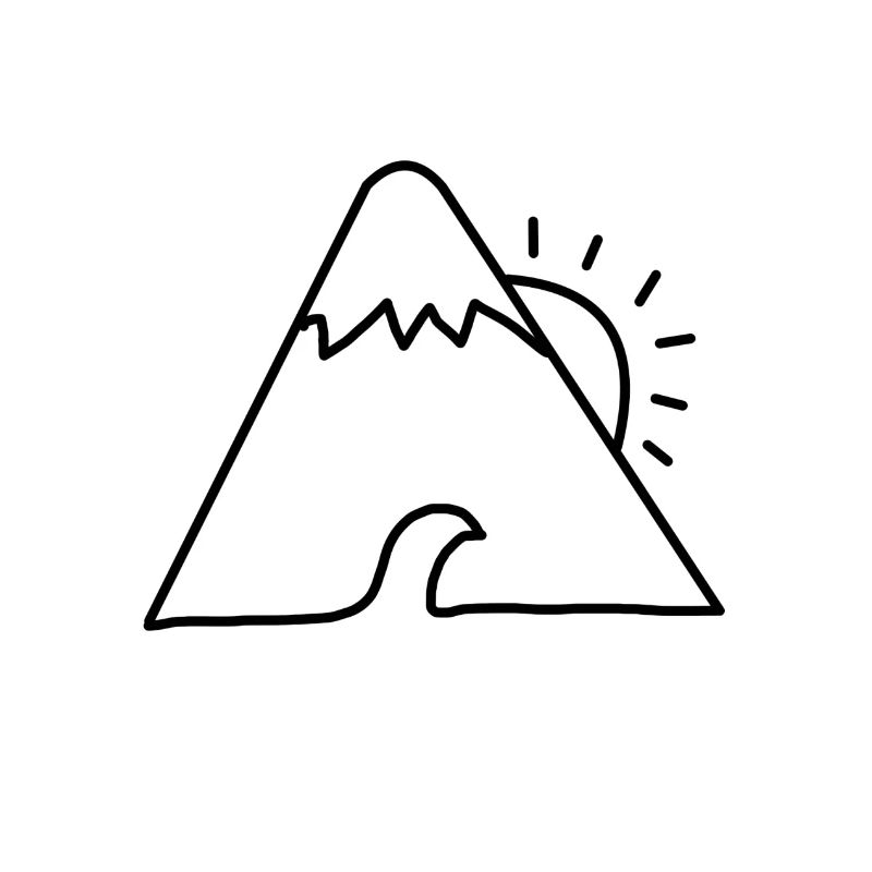 Mountain wave sun