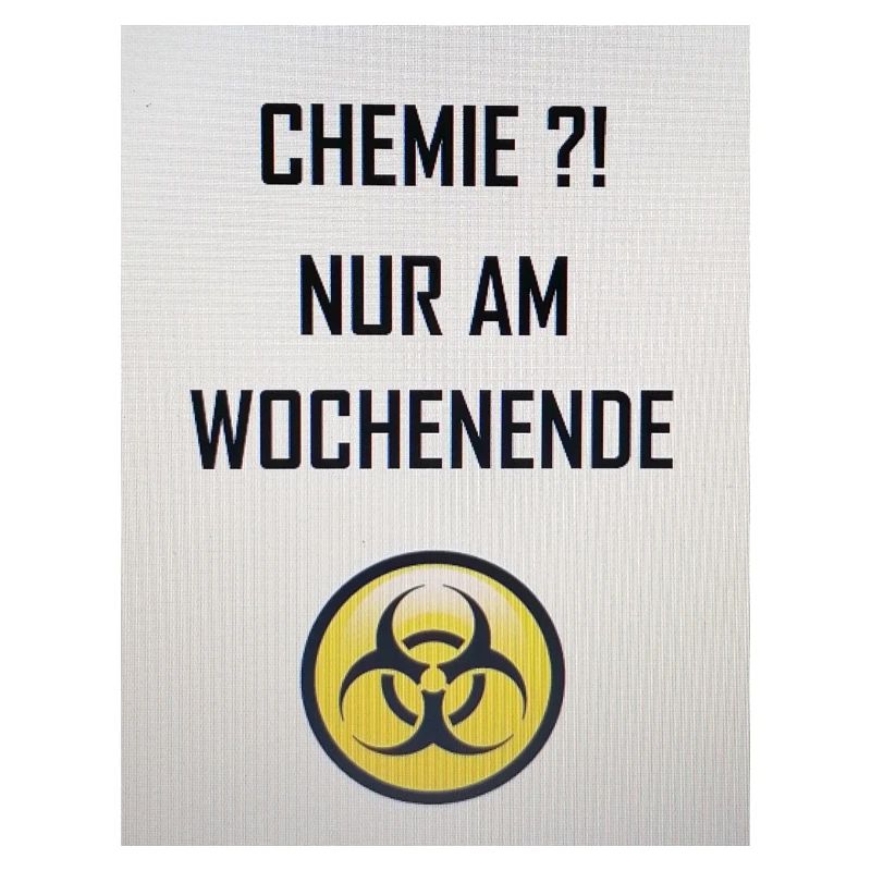 Chemie am Wochenende