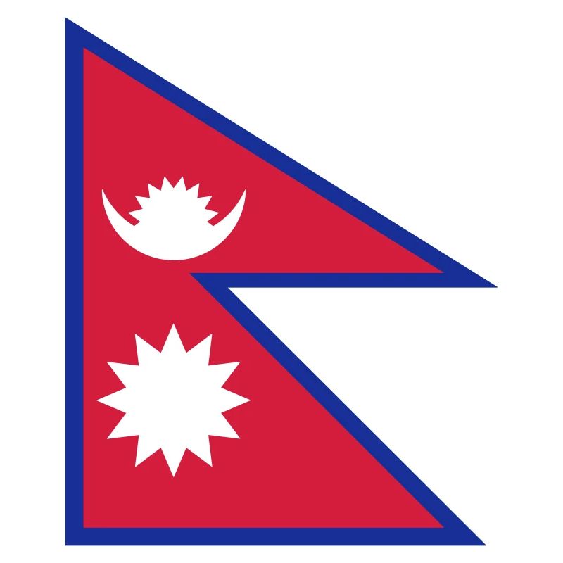Nationalflagge von Nepal