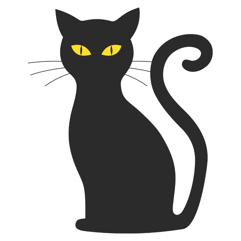 Schwarze Katze