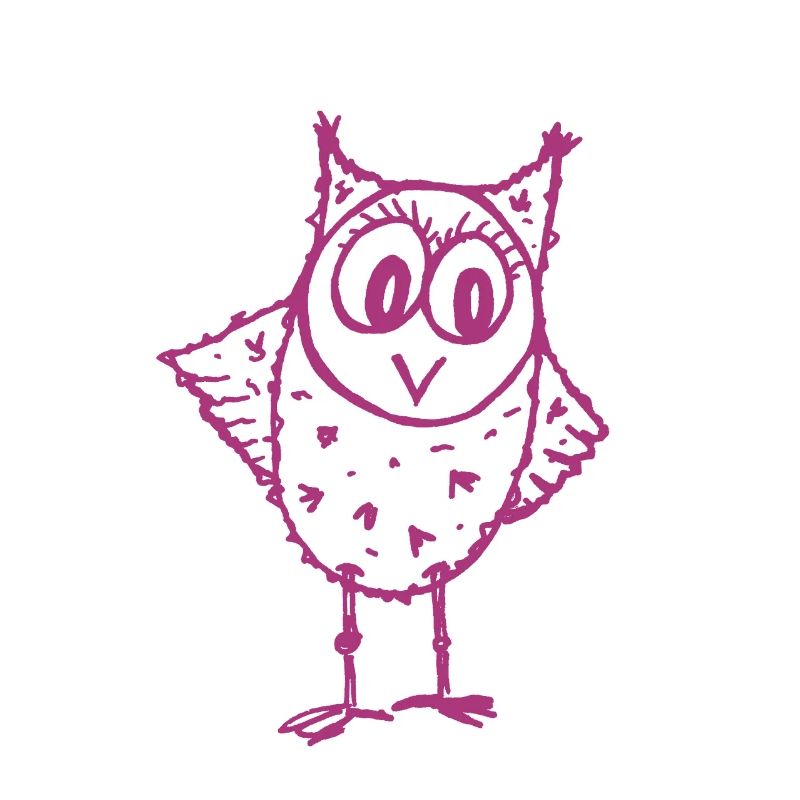 Eule Trudi magenta