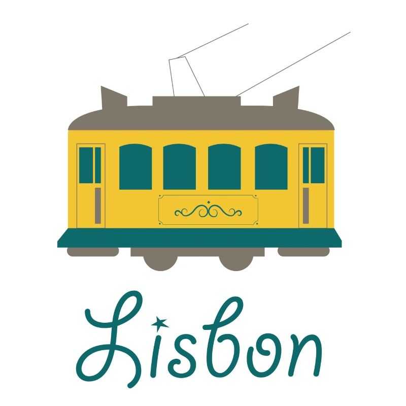 Süßes lissabon Logo Geschenk Idee