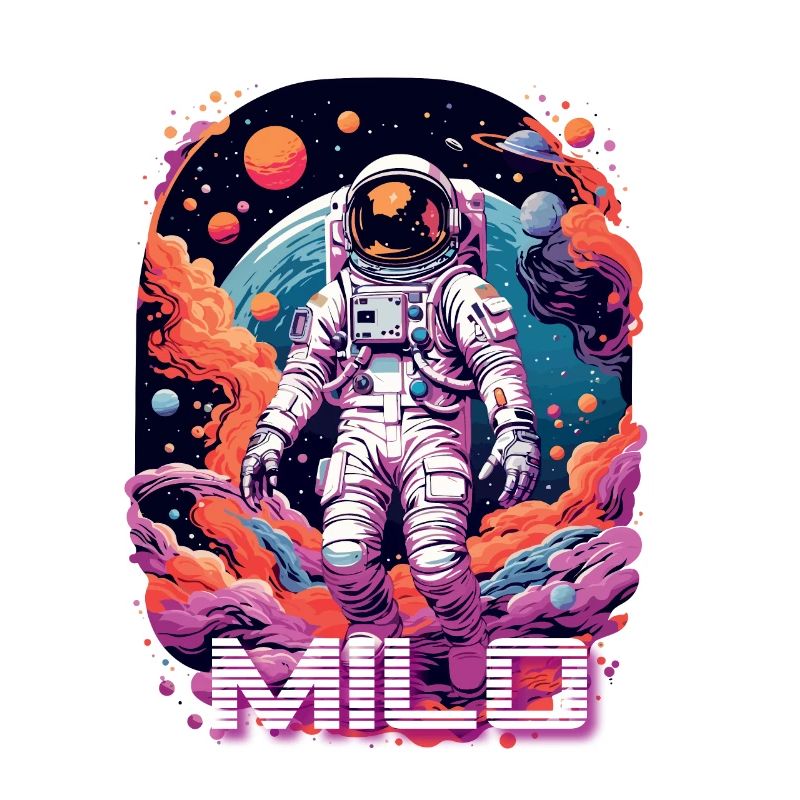 MILO - Beautiful boy name with cool astronaut