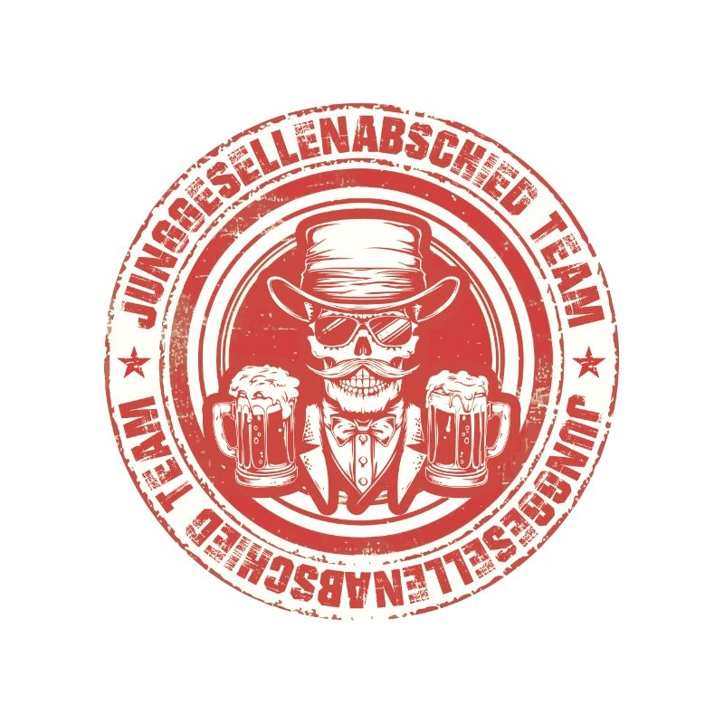 Junggesellenabschied Team Skelett