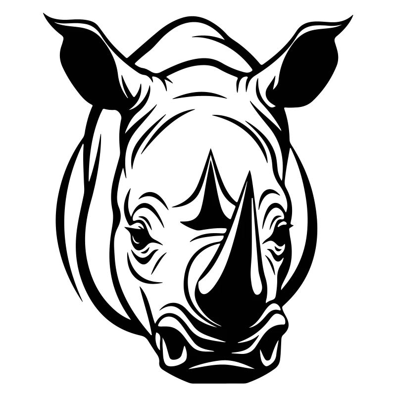 Nashorn Kopf