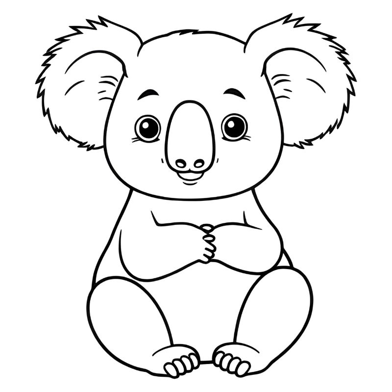 Minimalistic Koala