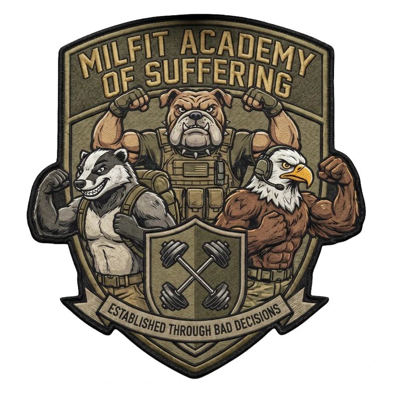 Milfit Akademie Patch Muskelhelden
