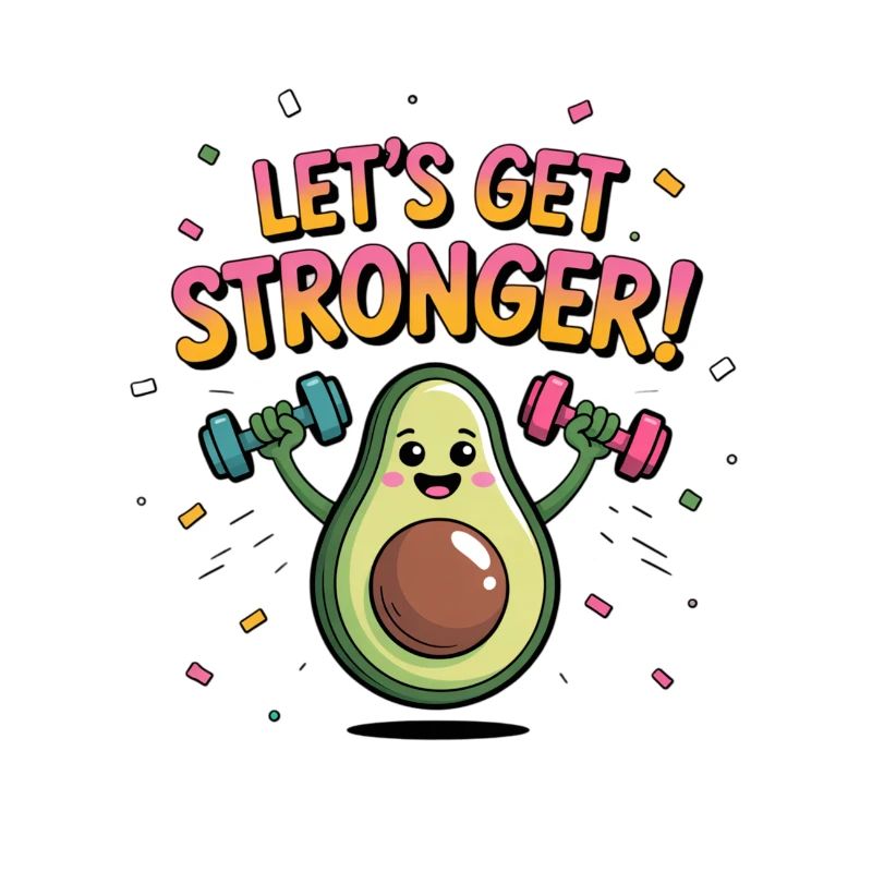 Avocado beim training 