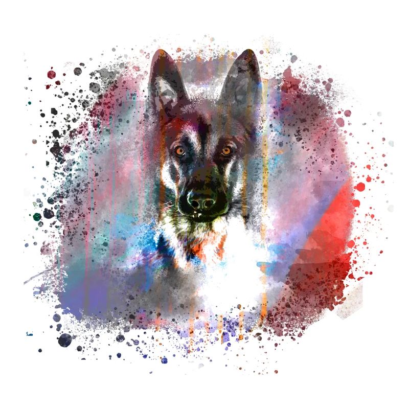 schäferhund ,hund,graffiti, deutscher schäferhund,