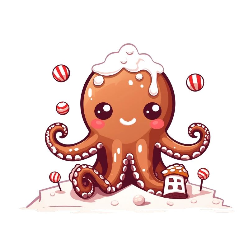 Lebkuchen Oktopus